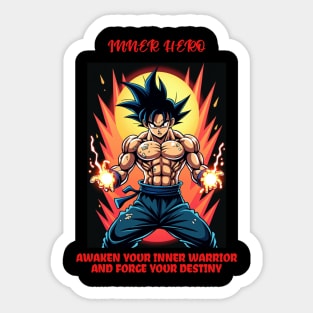 Warrior's Awakening: Forge Your Destiny Sticker